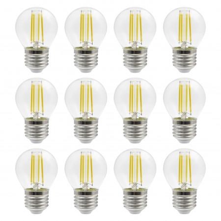 Lampe kit 12 portofino ip20 e27 led bulb 12x4w 3000k transparent_0
