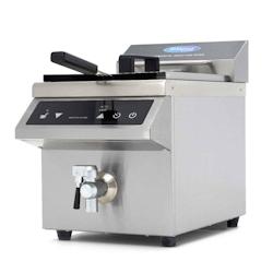 Maxima Friteuse - 8 L - 1 panier - induction - avec robinet de vidange - 3701117759757_0