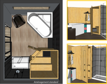 Miniloft spa - extension habitation en bois - 12m² extérieur et 10m² intérieur - poolhouse aménagé_0