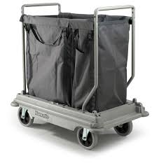 Nb3002 - Chariot à linge Numatic robuste avec poignées latérales et grandes roues_0