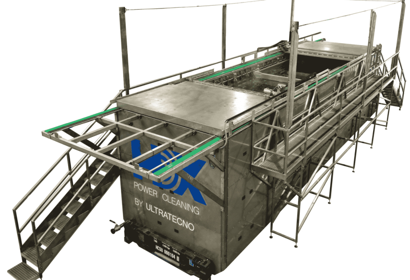 Nettoyeur à ultrasons pour pièces de très grandes dimensions -Longueur max. 9m, diamètre max. 1,5m -Série HX_0