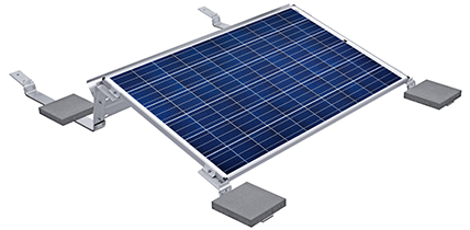 Panneaux solaires photovoltaïques Sunfix Aero 2.0 - système optimisé pour toiture terrasse avec montage rapide_0