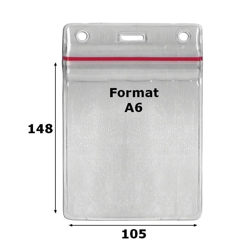 Porte badge H148L105 hermétique - A6_0