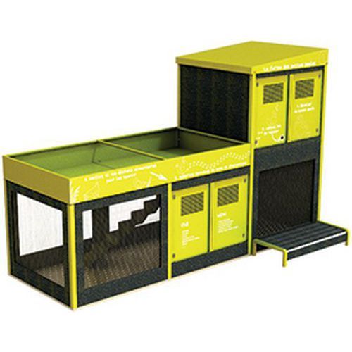 POULAILLER ET POTAGER URBECOL IPRA/ALU JAUNE 1016 BRILLANT - URBEMOB