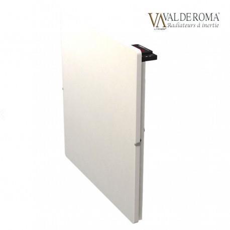 RADIATEUR À INERTIE TACTILO CARRÉ BLANC CACHEMIRE 800W - VALDEROMA BC0800A