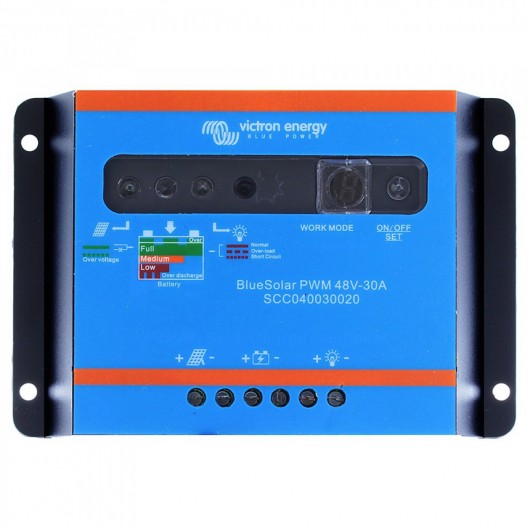 Régulateur de charge solaire PWM Light 48V 10/20/30A - Victron Energy - compact et économique_0