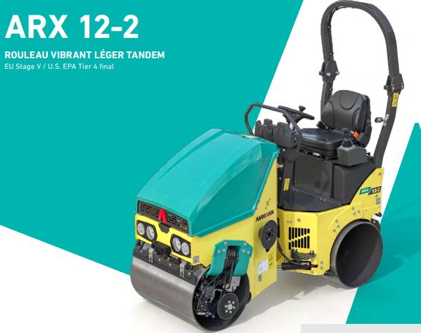 Rouleau vibrant léger tandem - Ammann - ARX 12-2_0