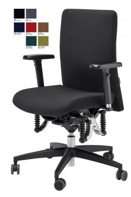 Siège ergonomique avec système d'assise 3d et support lombaire intégré  dans le dossier - 350qie spécial bsf_0