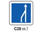 Panneau de signalisation d'indication  type c28 ex.1_0