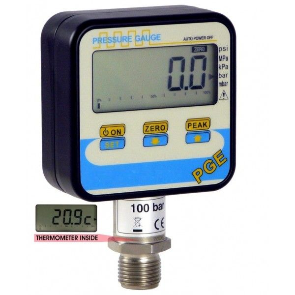 SM-PGE - Manomètre numérique Sensel Measurement - Digital 1 à 2000 bar avec mesure de température et précision ±0,5 %_0