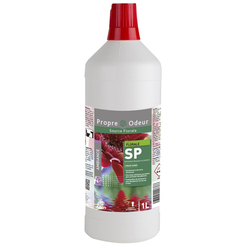 Sp surodorant puissant propre odeur parfum floral flacon de 1l_0