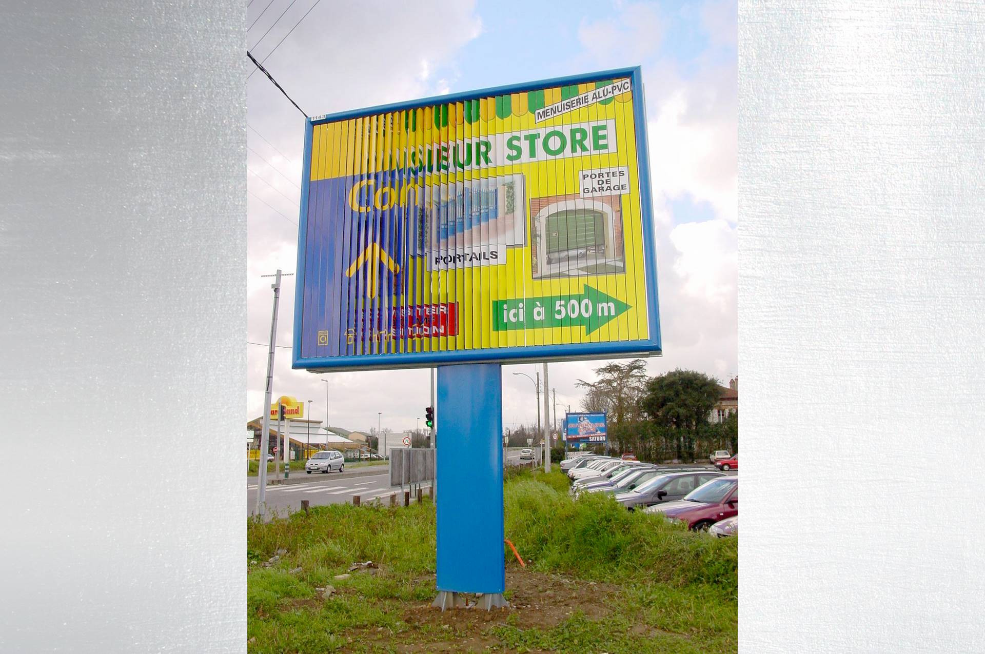 Structure publicitaire trivision - KIKAFFICH - Conception et production par FRANCEMETAL_0