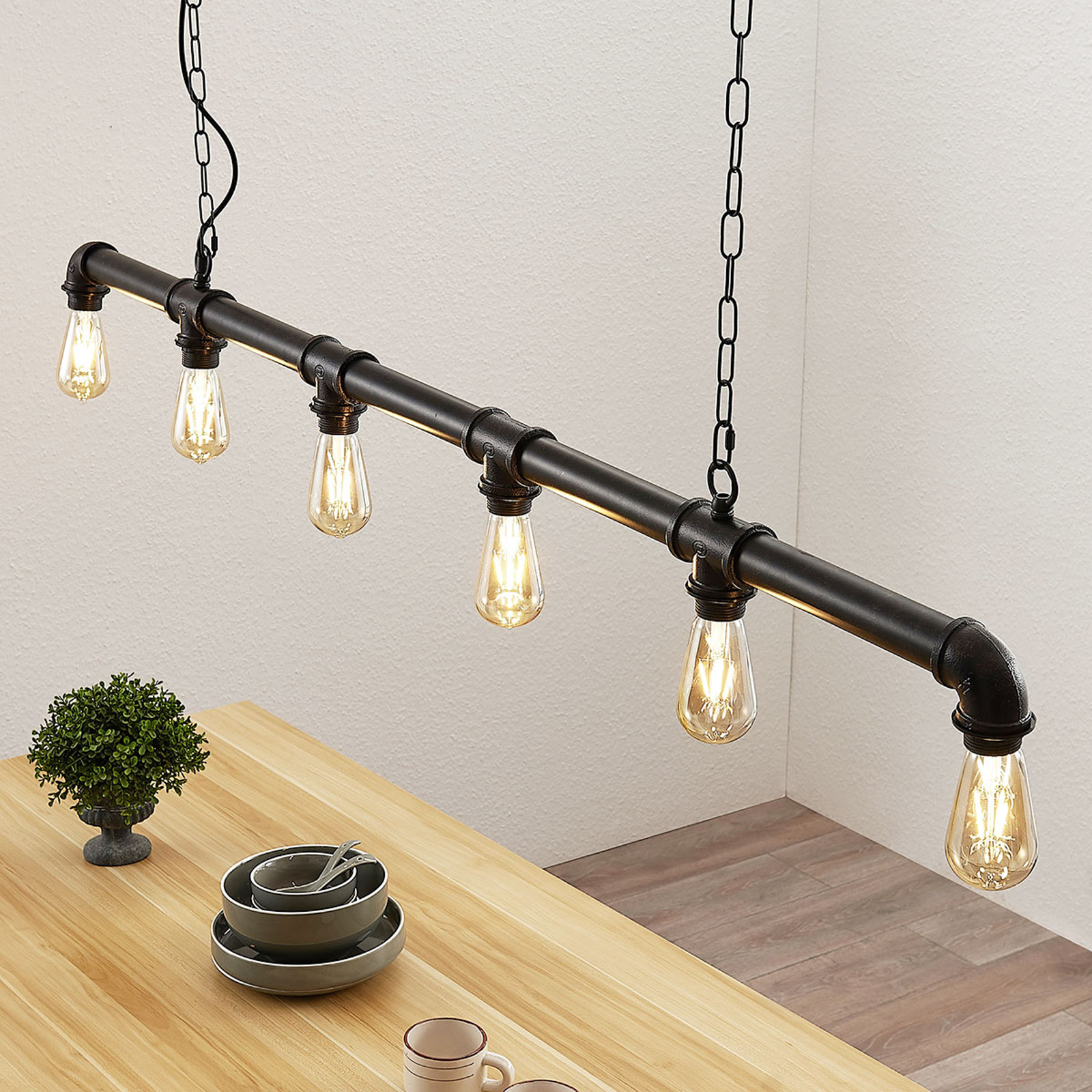 LINDBY SUSPENSION LINÉAIRE JOSIP AU STYLE INDUSTRIEL