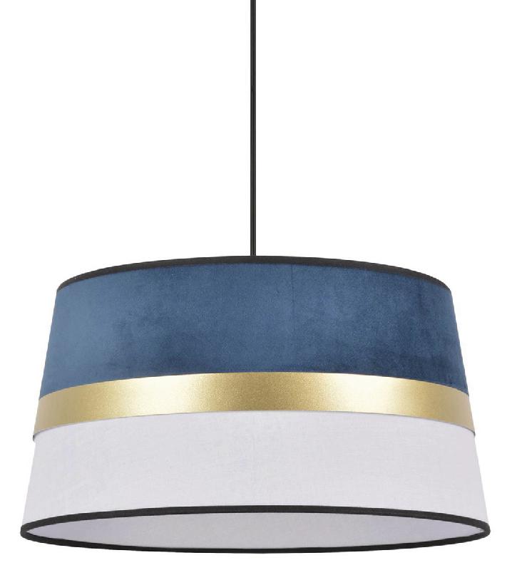 SUSPENSION TAMBOUR COMPOSÉE DE 3 COUPES COTON ET VELOURS /MARINE - MANUTAN COLLECTIVITÉS