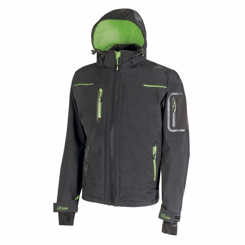 U-Power - Veste Softshell de travail imperméable gris foncé SPACE Gris Foncé Taille 2XL - XXL gris 8033546445181_0