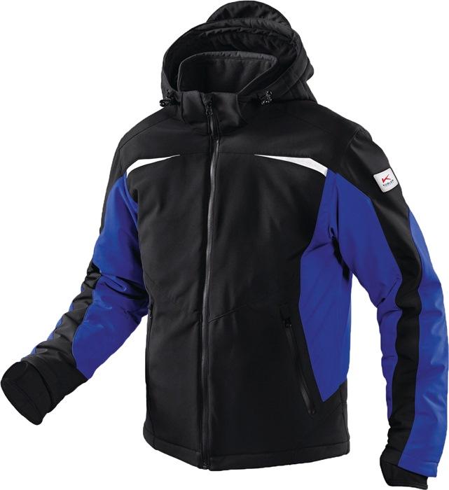 Veste softshell d'hiver IMPULSION 1041 taille M - noir/bleu bleuet - 96% polyester, 4% élasthanne - KàoeBLER_0