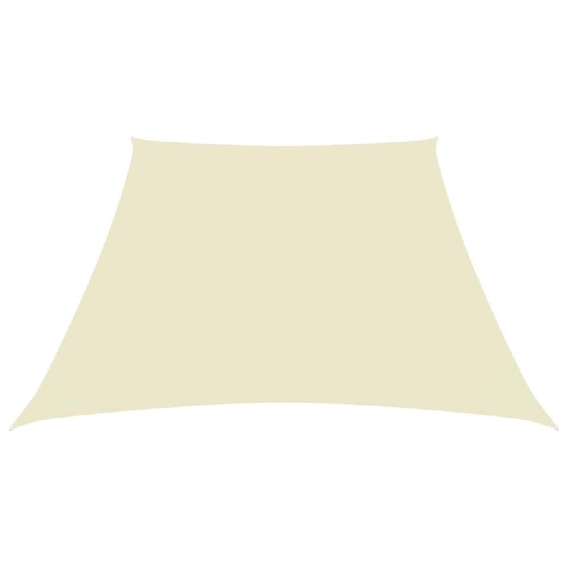 VidaXL Voile de parasol Tissu Oxford trapèze 2/4x3 m Crème Modèle Patio Lambda - beige 135241_0