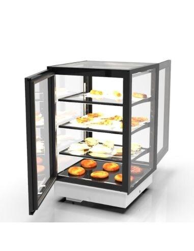 Vitrine chauffante INTEGRA Drop-In - 4 niveaux - 600 mm - H815 mm | Sayl Barcelona- Accès Self-Service - 674005070148_0