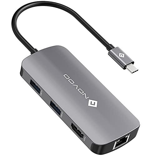 NOVOO HUB USB C MULITPORT ADAPTATEUR USB C VERS USB X 4, 100W PD PORT_0