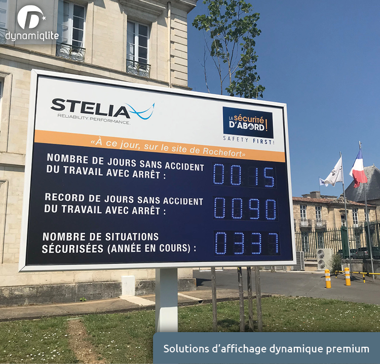 Afficheur led sécurité : nombre de jours sans accident_0