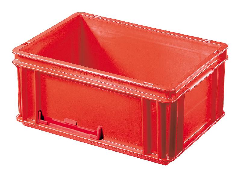 Caisse plastique athéna rouge 400x300 volume 15 litres_0