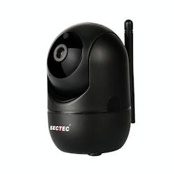 Camera IP HD Sans Fil Surveillance Intelligente Vision Nocturne 1080P Suivi Automatique YONIS - noir 3615616910352_0