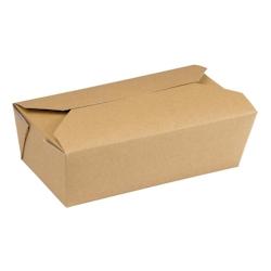 Cartons alimentaires rectangulaires kraft Colpac 985ml (lot de 250) - VEDM173_0