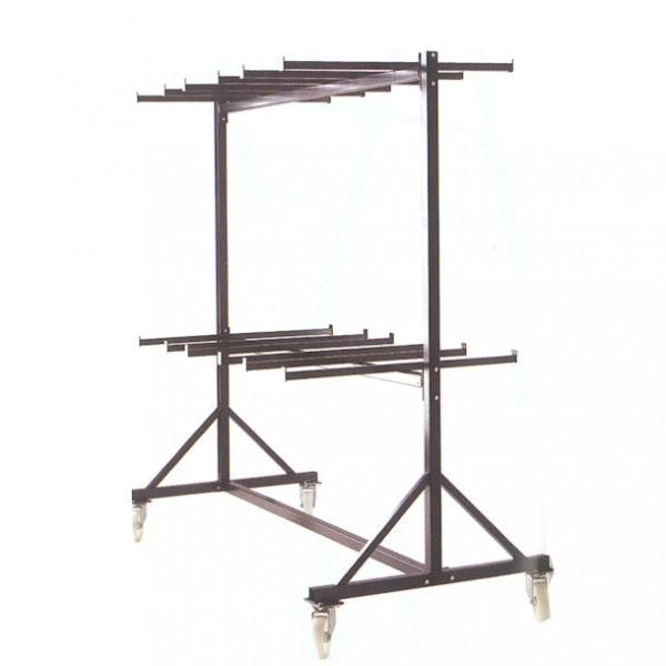Chariots de stockage mini et double pour chaises pliantes - Capacité jusqu'à 192 chaises - Rolléco_0