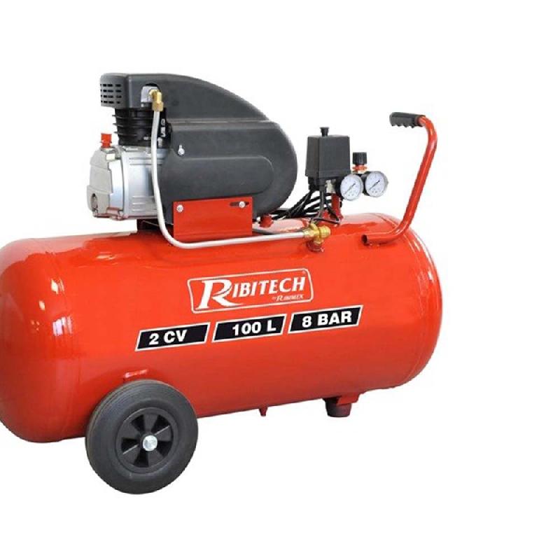 Compresseur électrique à huile 2 CV - Cuve 100 litres - PRCOMP2-100_0