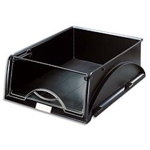 CORBEILLE À COURRIER SORTY A4 NOIR 52310095 - LOT DE 4