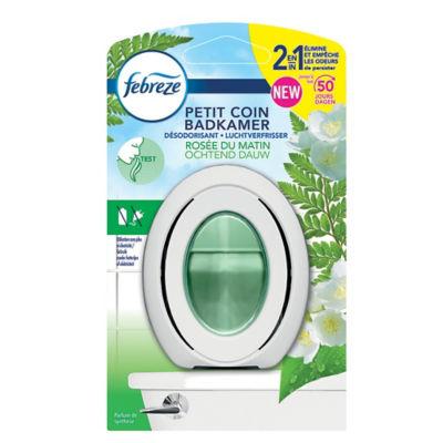 Désodorisant Febreze Petit Coin Salle de Bain parfum Rosée du matin_0