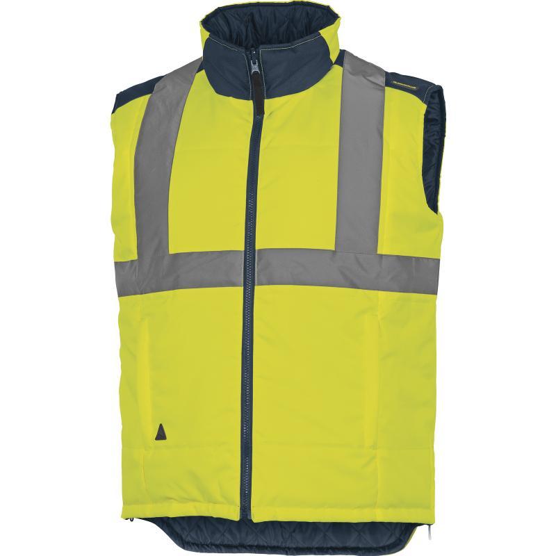 Gilet chaud haute visibilité réversible polyester oxford enduit pu - fidjihv_0