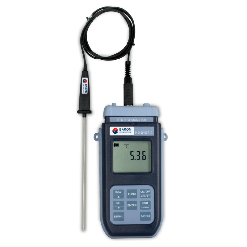 HD2107 - Thermomètre portable de haute précision - Étanche IP67 - Avec sonde en inox et certificat d'étalonnage COFRAC_0