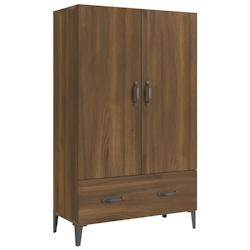 HELLOSHOP26 - Buffet bahut commode armoire meuble de rangement organisateur cuisine salle de séjour salon 70 x 31 x 115 cm bois d'ingénierie marron_0