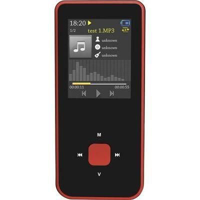 LECTEUR MP3, LECTEUR MP4 MPMAN BT104 WOM 0 GO NOIR, ROUGE BLUETOOTH®, ENREGISTREMENT VOCAL