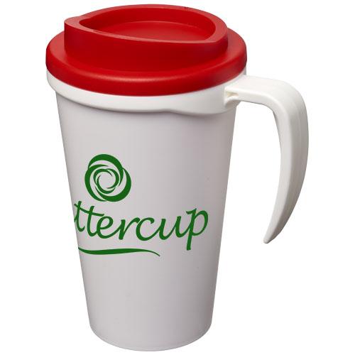 Mug isolant Americano® grande 350 ml - double paroi, couvercle à visser, poignée intégrée_0