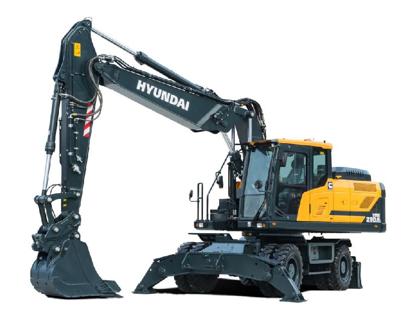 Pelle sur chenilles HYUNDAI HW210A - 21 tonnes, moteur Stage V, cabine design d'avant-garde_0