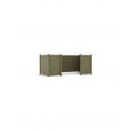 Cache-conteneurs en pin - 1 bac 4 roues ou 2 bacs 2 roues - Challenv SAS - Fabrication française_0