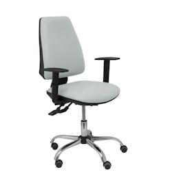 Piqueras y Crespo Silla Elche S 24 horas similpiel gris claro - gris multi-matériau 14ASSP40B10CRRP_0