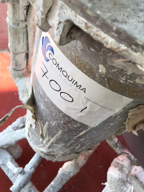 Pompe double membrane avec filtre gaf inox 15 litres sur chariot d'occasion - référence                        :                         c7001_0