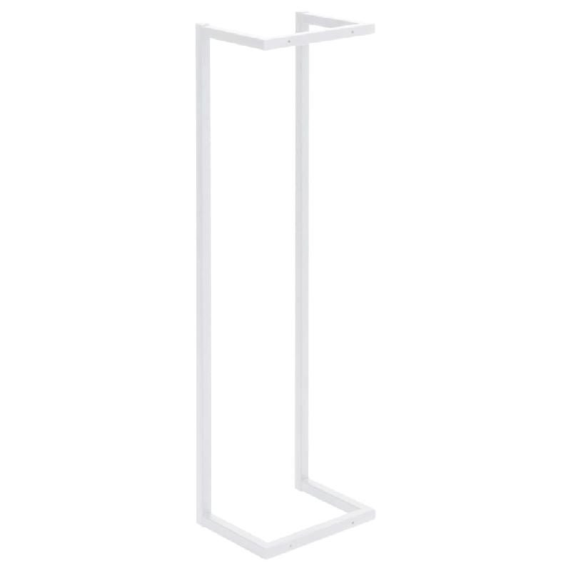 Porte-serviette universel 95 cm - Acier blanc - Support mural pour salle de bain - Réf : 02_0001639_0