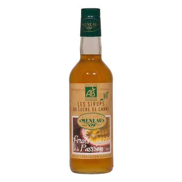 MAISON MENEAU SIROP AUX FRUITS DE LA PASSION BIO 50 CL SIROPS BIO