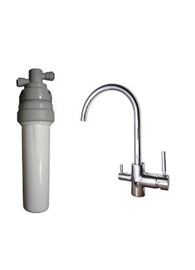 3025R3VHB - Filtres d'eau potable Doulton ECOFAST - sous évier avec robinet mitigeur 3 voies inox brillant_0