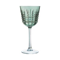 4 verres à pied 25cl Rendez-Vous Brume - Cristal d'Arques - vert 0883314052176_0