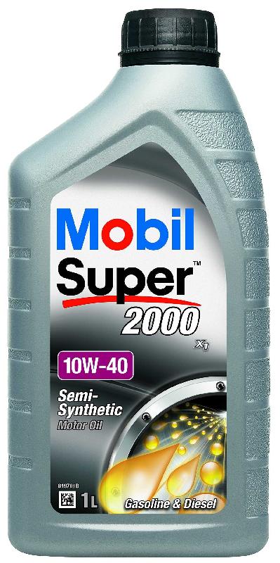 Huile moteur MOBIL SUPER 2000 10W-40 - 1L - Mobil 1 - Pour été/hiver avec normes API SL et ACEA A3/B3_0
