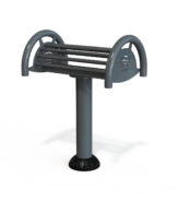 Appareil de fitness de plein air - demi cylindre  s0207_0