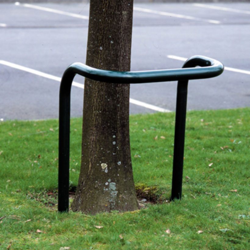 Arceau urbain B337vvt - Mottez - double galvanisé peint vert - Ø50/2 - HT 830mm_0