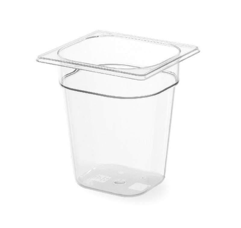 Bac gastronorme 1/6 100 mm polycarbonate transparent - 861721_0