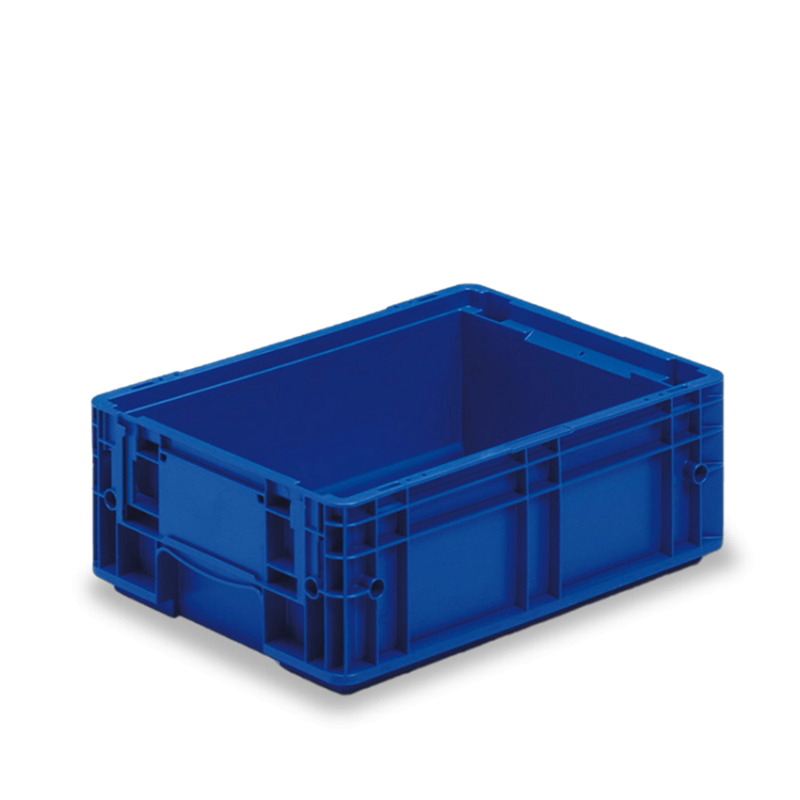 Bac plastique norme RL-KLT 400 x 300 - ultra résistant en polypropylène avec fond ajouré et parois pleines_0