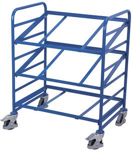 Chariot porte bac - Variofit - 200 kg - SW‑610.200 - inclinaison réglable et roues anti-trace_0